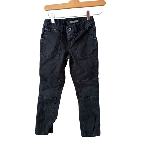 Ralph Lauren Girls Skinny Black Denim Jeans 7 - Picture 1 of 6